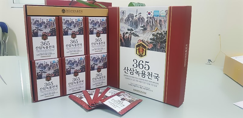 nước hồng sâm núi Hasusam 30 gói