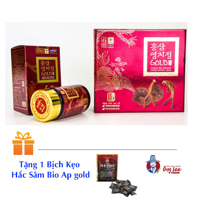 Cao Hồng Sâm Linh Chi Pocheon Hộp 2 lọ x 240gr