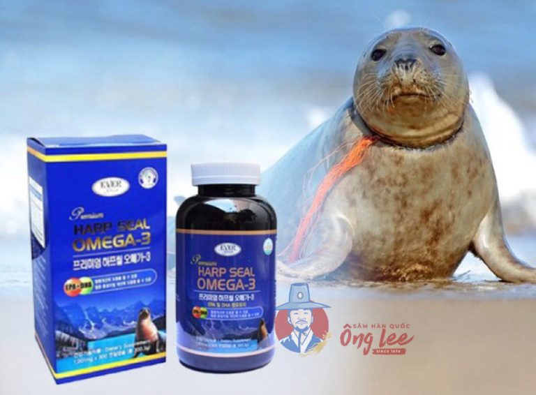 Tinh Dầu Hải Cẩu Omega 3 Harp Seal 300v (hộp xanh dương)